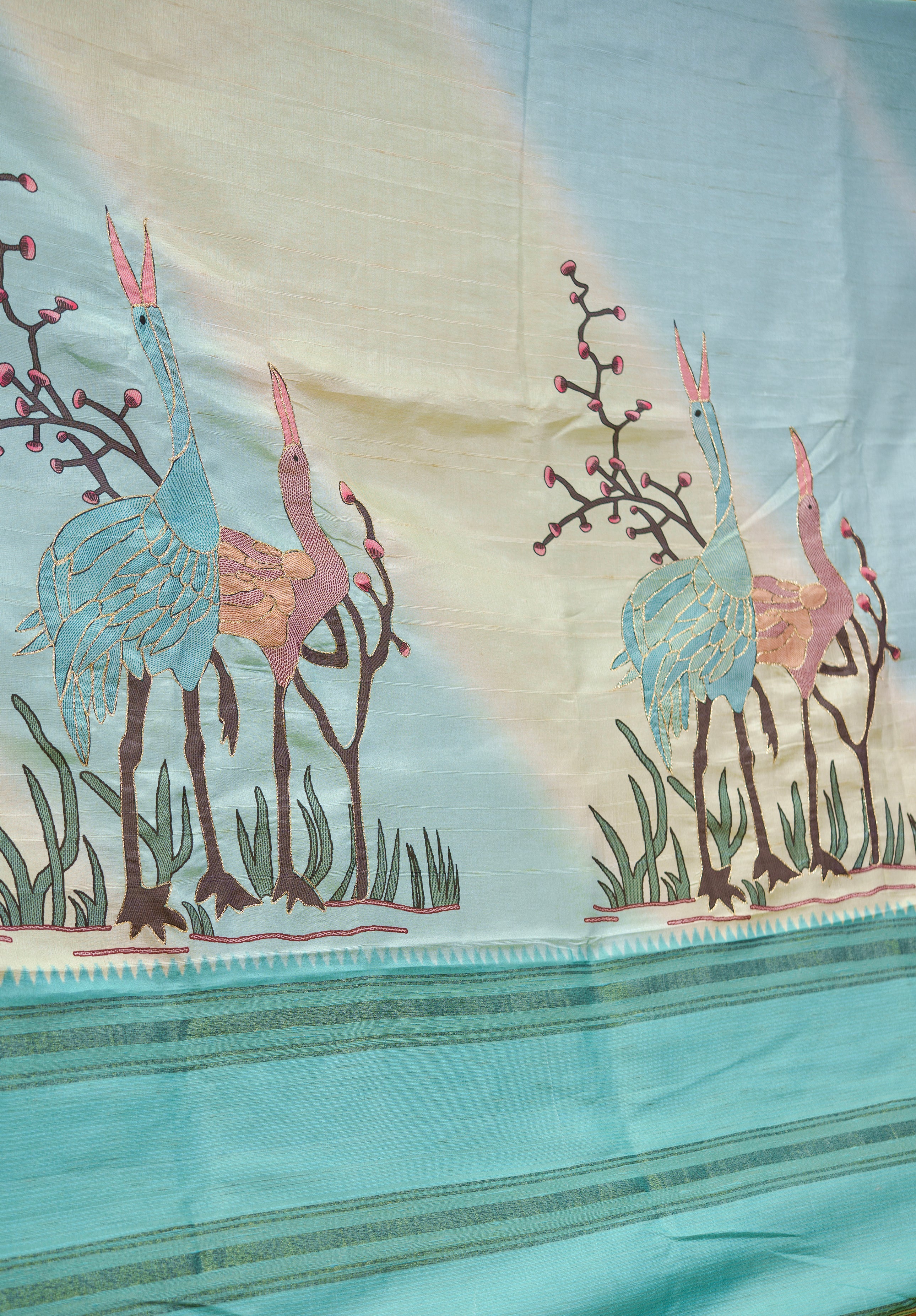 Women's Woven Fancy silk Saree With Blouse Piece